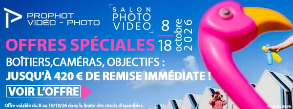 Offre jusqu'à 420€ sur les Boîtiers, Caméras, Objectifs du 08 au 18/10/26